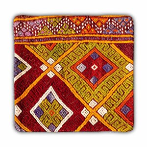 Vintage Kilimli Yastık Kılıfı Pllwsqr2507 - 40x40