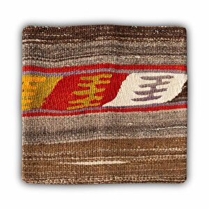 Vintage Kilimli Yastık Kılıfı Pllwsqr2503 - 40x40