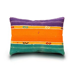 Vintage Kilimli Yastık Kılıfı Pllwrecbig06 - 35,5x47
