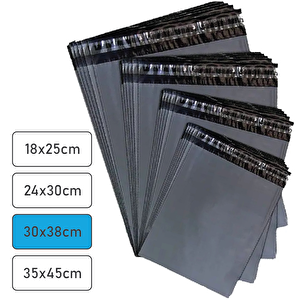 30x38 CEPSİZ Gri Kargo Poşeti (100'lü Paket)  Ambalaj, Paketleme, E-Ticaret | Sağlam, Suya Dayanıklı