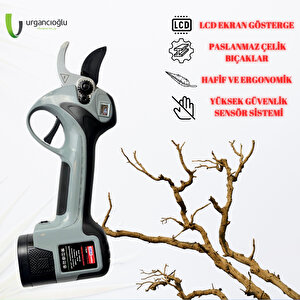 Akülü Elektrikli Budama Makası 32mm 2.6ah