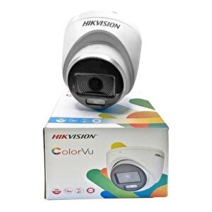 Hikvision Ds-2ce70df0t-pf 2mp 2.8mm Lens 1080p Colorvu Ahd Dome Kamera