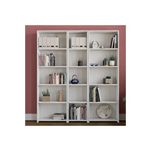 Oyku Kitaplık 130 Cm Beyaz