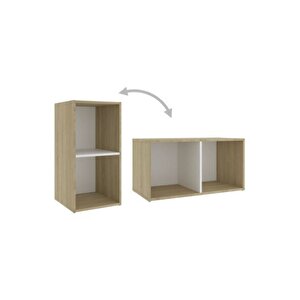 Tdesıgno Dilha -kitaplık-ofis Dolabı - Beyaz 6 Raflı 90 Cm