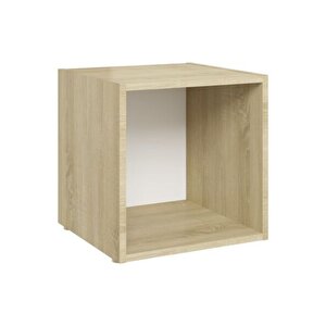 Tdesıgno Enes -kitaplık- Açık Raf - Beyaz 1 Raflı 30 Cm