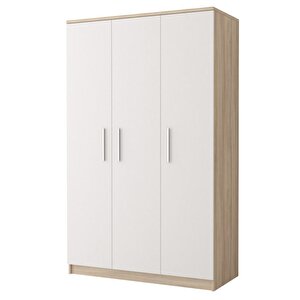 Ajda Giyinme Dolabı - Çok Amaçlı Dolap - Gardırop 120 Cm-3 Kapaklı