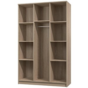 Tdesigno Ajda Giyinme Dolabı - Çok Amaçlı Dolap - Gardırop 120 Cm-3 Kapaklı