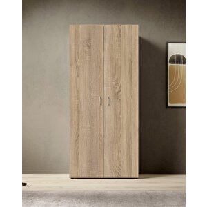 Tdesigno Ada Giyinme Dolabı - Çok Amaçlı Dolap - Gardırop 80 Cm-2 Kapaklı