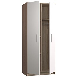Açelya Giyinme Dolabı - Çok Amaçlı Dolap - Gardırop 80 Cm-2 Kapaklı