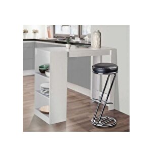 Gc Yonca Mutfak Adası - Mutfak Masası-beyaz-120 Cm
