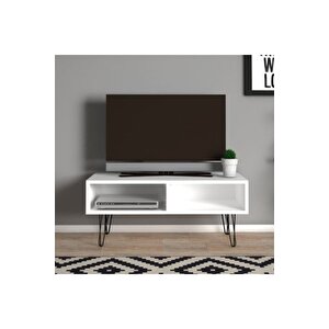 Dilek Tv Sehpası - Tv Ünitesi - Beyaz-90 Cm
