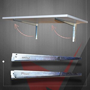 Katlanır Duvara Monte Aç Kapa Masa Ayağı L Masa Konsolu 40 Cm