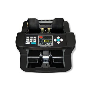 Black Mix Pro Tl,€,$,£,chf Karışık Sayım Özellikli Profesyonel Para Sayma Makinesi