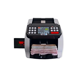 Plus Silver Tl,€ Karışık Sayım Tft Ekran Konuşma Özellikli 2024 Model Para Sayma Makinesi