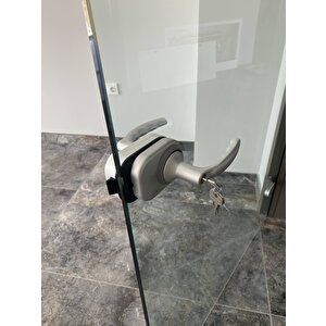 Hoppe Atlanta Hcs Gda1530 Kapı Kolu-mandal / Kırmızı-yeşil Cam Cama Set