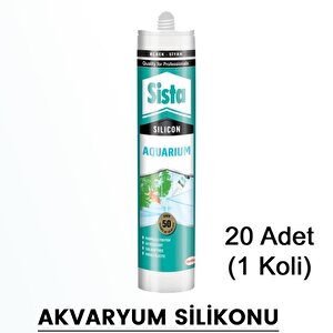 Şeffaf Akvaryum Silikonu 310 Ml Henkel (20 Adet)