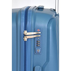 Büyük Boy %100 Polipropilen Valiz Aqua Bnt2000