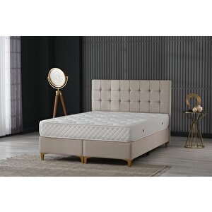 Ela İkili Baza Başlık Yatak Set Btk Concept Sti̇ll (yatak Dahi̇l)