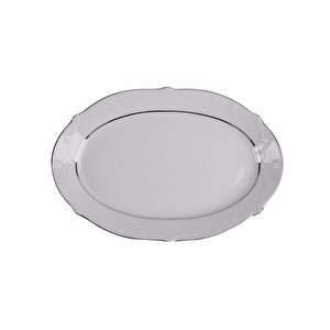 Queen Platin Kayık Tabak 24cm Tekli̇ 04por029966