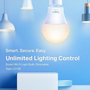 Tp-link Tapo L510e Ayarlanabi̇li̇r Işik Sevi̇yeli̇ Akilli Wi-fi Led Ampul