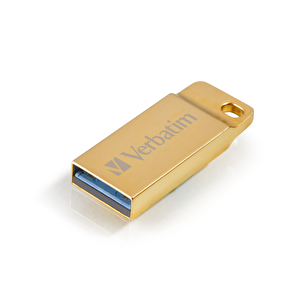 Verbatim 99106 - 64gb Metal Executive Usb 3.2 Gen 1 Gold