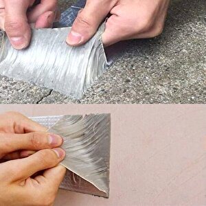 Çamur Bant 20cmx150cm Geniş Su Geçirmez Yalıtım Bandı Boru Çatı Çatlak Sızdırmaz Izolasyon Bandı
