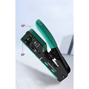 Se-3864y Cat7 Yeni Nesil Sıkma Pensesi Rg11 Rg45 Rg6 Cat5 Cat6 Cat7 Network Cat7 Pense