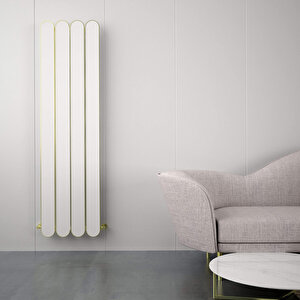 Magico Dikey Alüminyum Radyatör Modern Tasarım Beyaz 180x49,5 Cm 180x49,5 cm