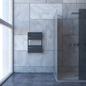 Mack Bath Alüminyum Havlupan Modern Tasarım Antrasit 203,5x50 Cm 203,5x50 cm