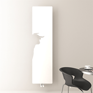 Lymm Dikey İnce Tasarım Çelik Radyatör Modern Tasarım Beyaz 179x47 Cm 179x47 cm