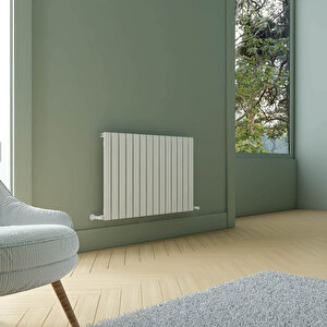Plata Yatay Alüminyum Radyatör Modern Tasarım Beyaz 60x119 Cm 60x119 cm
