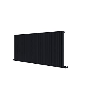 Monza Yatay Alüminyum Radyatör Modern Tasarım Siyah 60x123 Cm 60x123 cm