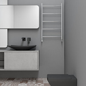 Globus Paslanmaz Çelik Havlupan Modern Tasarım Ayna Polisaj 120x50 Cm 120x50 cm