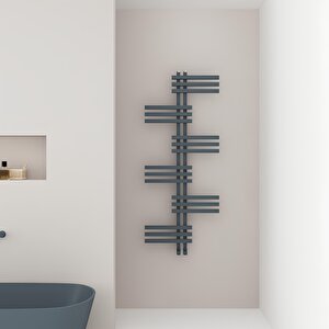 Unico Alüminyum Havlupan Modern Tasarım Antrasit 85,2x50 Cm 85,2x50 cm