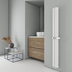Nixie Bath Yakıt Tasarruflu Premium Malzeme Alüminyum Havlupan Modern Tasarım Beyaz 180x20,5 Cm 180x20,5 cm