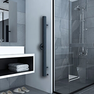 Otto Single Elektrikli Havlupan Modern Tasarım Antrasit 120x7,5 Cm 120x7,5 cm