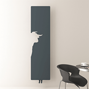 Lymm Dikey İnce Tasarım Çelik Radyatör Modern Tasarım Antrasit 179x47 Cm 179x47 cm