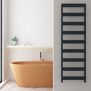 Ninova Bath Alüminyum Havlupan Modern Tasarım Antrasit 118x50 Cm 118x50 cm