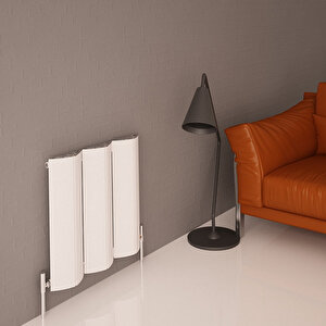 Nixie Yatay Alüminyum Radyatör Modern Tasarım Beyaz 60x83,5 Cm 60x83,5 cm