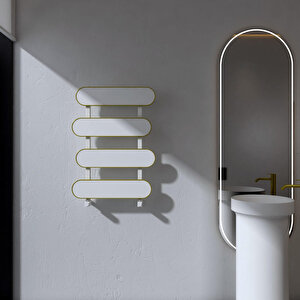 Magico Bath Alüminyum Havlupan Modern Tasarım Beyaz 70,5x50 Cm 70,5x50 cm