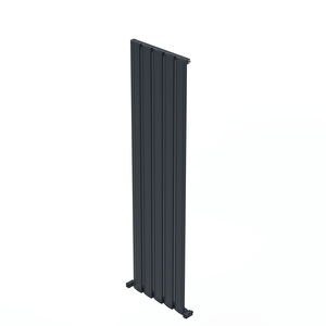 Step Dikey Alüminyum Radyatör Modern Tasarım Antrasit 180x47 Cm 180x47 cm