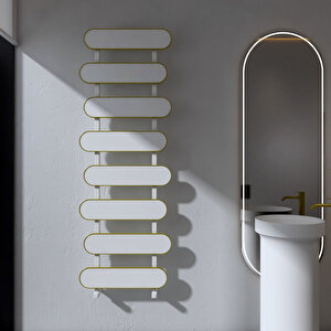 Magico Bath Alüminyum Havlupan Modern Tasarım Beyaz 148,5x50 Cm 148,5x50 cm