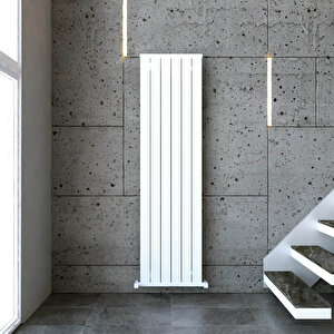 Mack Dikey Alüminyum Radyatör Modern Tasarım Beyaz 180x47,5 Cm 180x47,5 cm