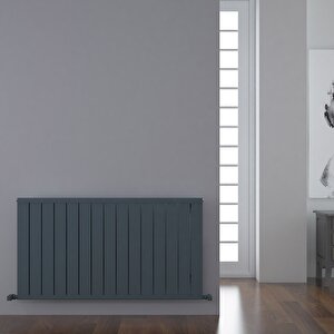 Mack Yatay Alüminyum Radyatör Modern Tasarım Antrasit 60x119,5 Cm 60x119,5 cm