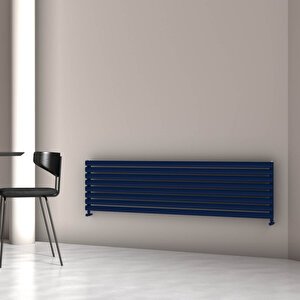 Tallis Xl Yatay Yakıt Tasarruflu Premium Alüminyum Radyatör Modern Tasarım Lacivert 47x180 Cm 47x180 cm