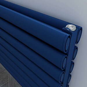 Tallis Xl Yatay Yakıt Tasarruflu Premium Alüminyum Radyatör Modern Tasarım Lacivert 47x180 Cm 47x180 cm