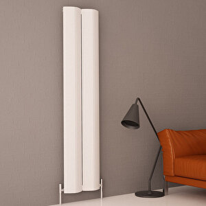 Nixie Dikey Alüminyum Radyatör Modern Tasarım Beyaz 180x41,5 Cm 180x41,5 cm