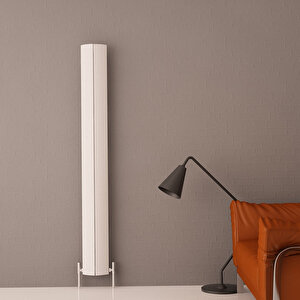 Nixie Dikey Alüminyum Radyatör Modern Tasarım Beyaz 180x20,5 Cm 180x20,5 cm