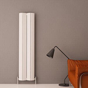 Nixie Dikey Alüminyum Radyatör Modern Tasarım Beyaz 180x20,5 Cm 180x20,5 cm
