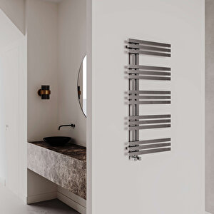 Alias Paslanmaz Çelik Havlupan Modern Tasarım Satine 100x50 Cm 100x50 cm
